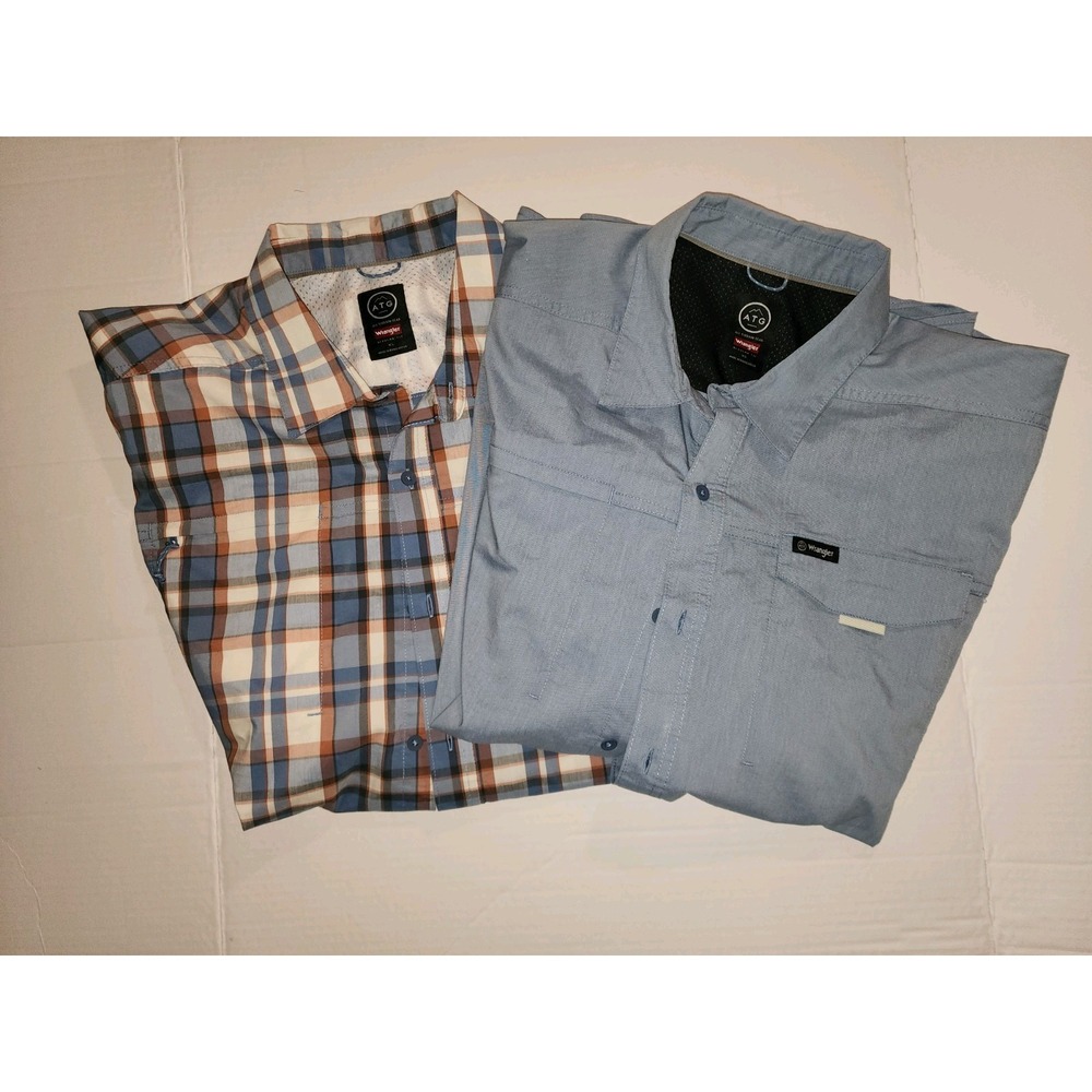 Men's Warngler  ATG All Trierran Gear Short Sleeve Shirt LOT OF 2 Size XL work